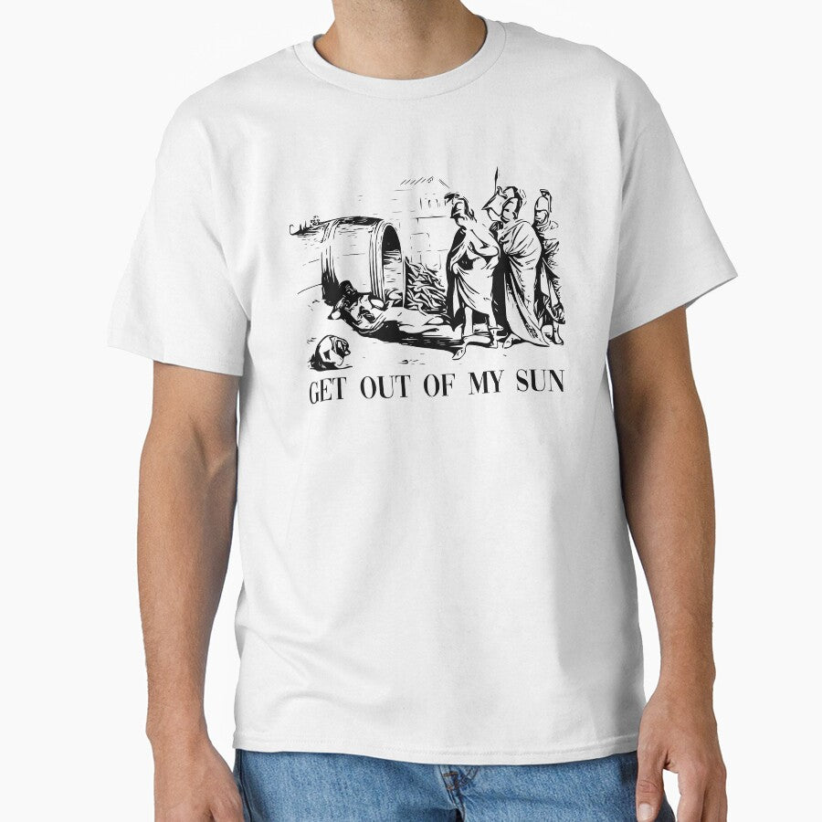 Diogenes to Alexander the Great: GET OUT OF MY SUN by camisariasj