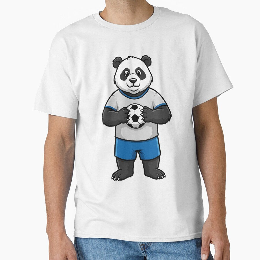 Panda Soccer Player Football Mascot by k3rstman1