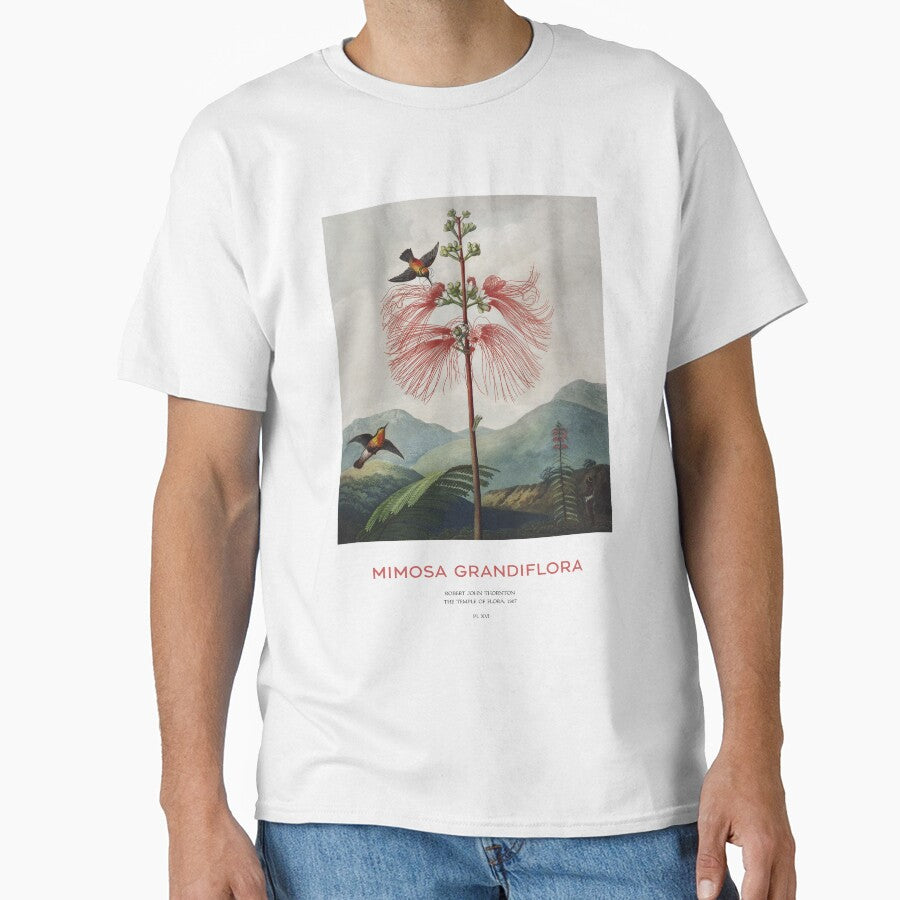 Tree Calliandra or Mimosa Grandiflora by Vintagrafica