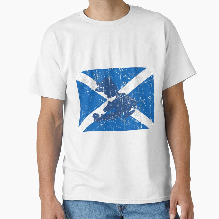 Mull on Scotland Flag - Distressed by isleheid