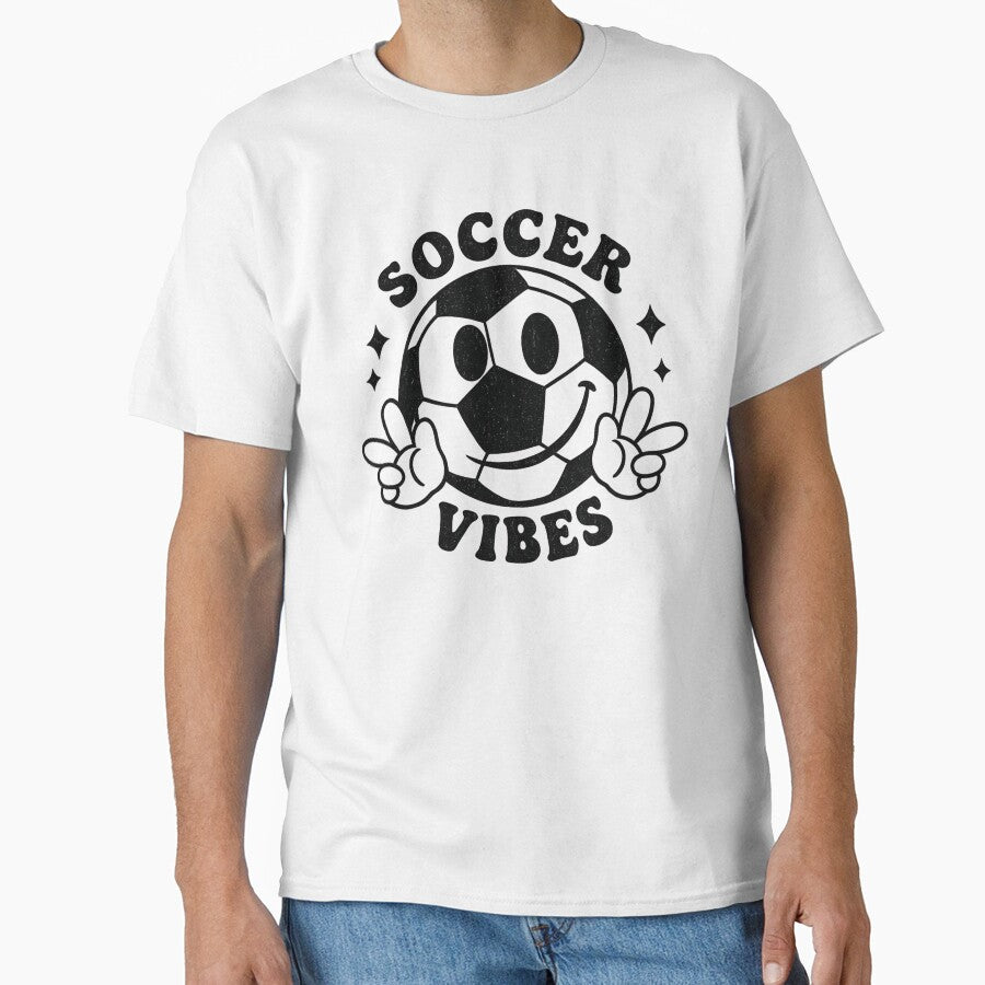Soccer Vibes Retro Smiley Design by haitrieuic96