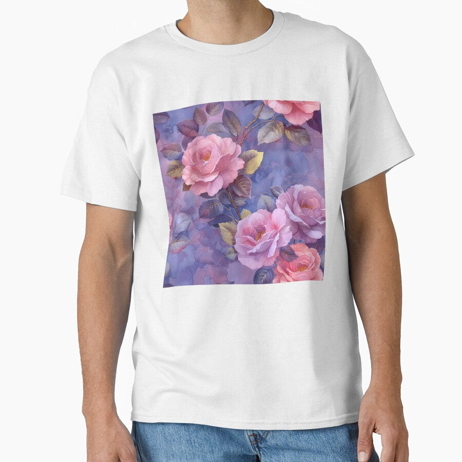 Floral Pink Roses Theme Flowers by CarpanaBay