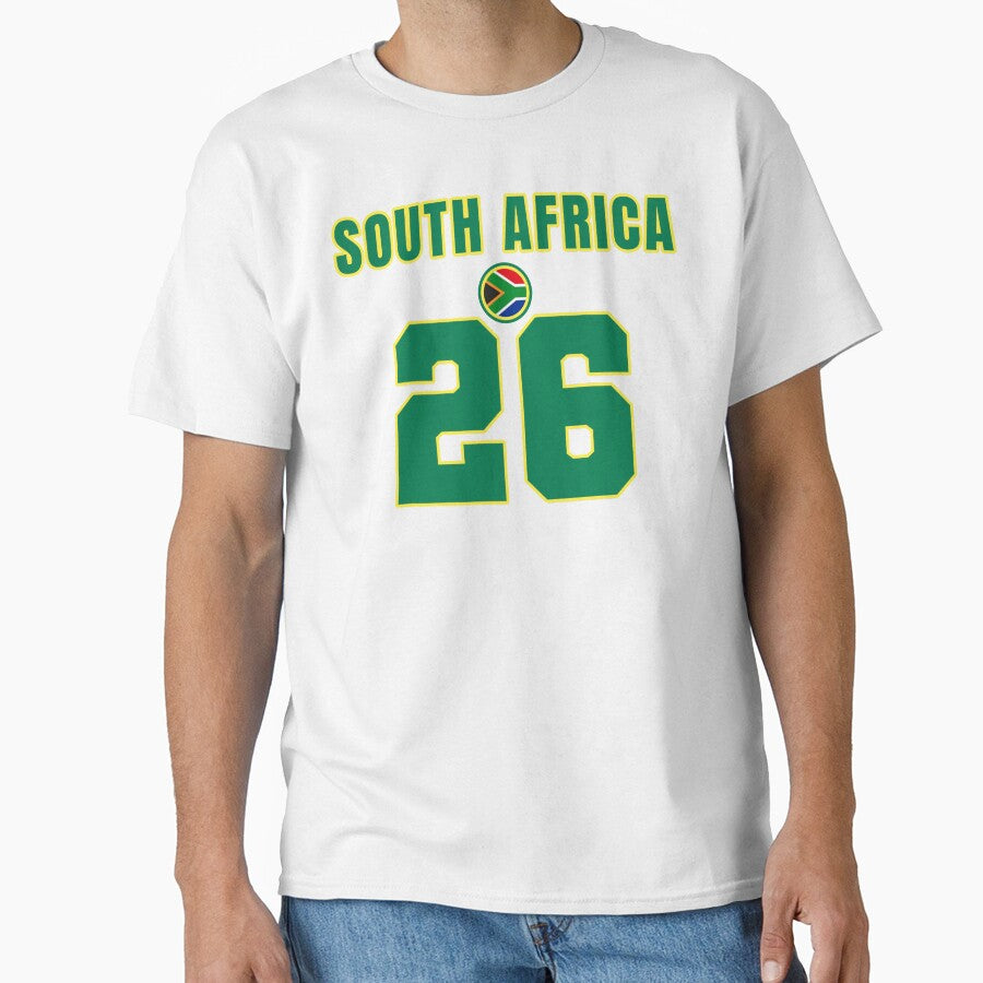 South Africa 26 Football Shirt Style Design – South Africa National Team Apparel by The Hairy Melon