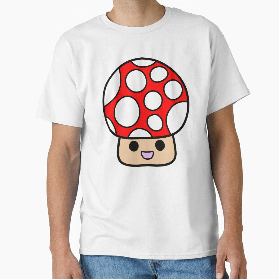 Cute Smiling Red Mushroom by MrsCreative1