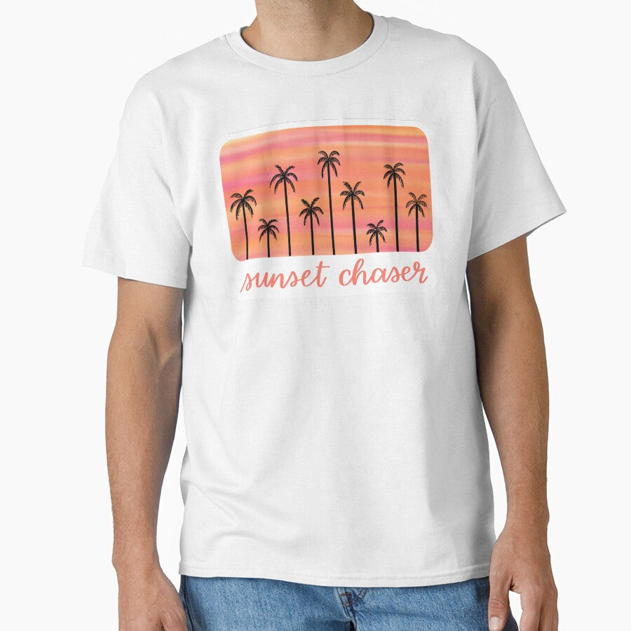 Sunset Chaser Palm Trees by honeybutterfly