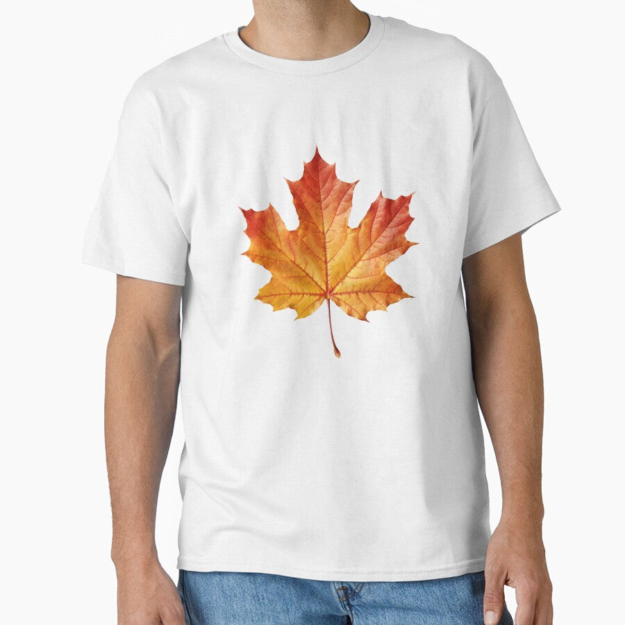 Autumn Maple Leaf – Realistic Fall Foliage Illustration by StudioDina