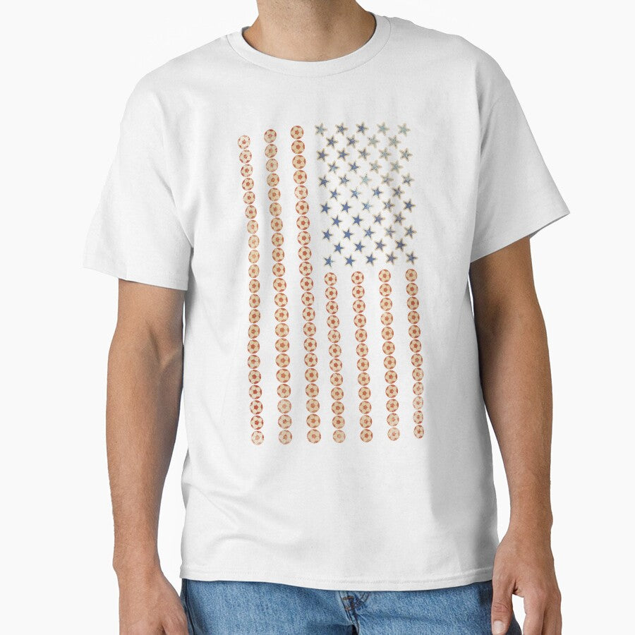 American Flag Soccer Balls - U.S.A. Soccer by Numero14