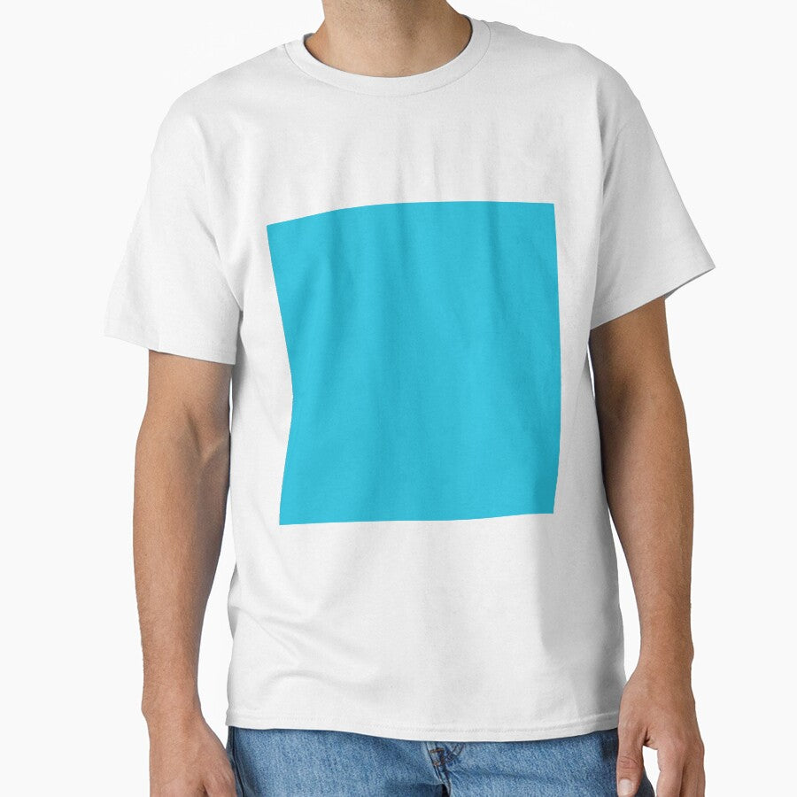 Plain Solid Color Cyan Blue 1 by mimihuang creations