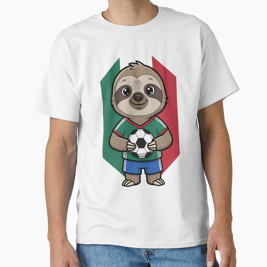 Mexican Sloth Soccer Fanatic Football by k3rstman1