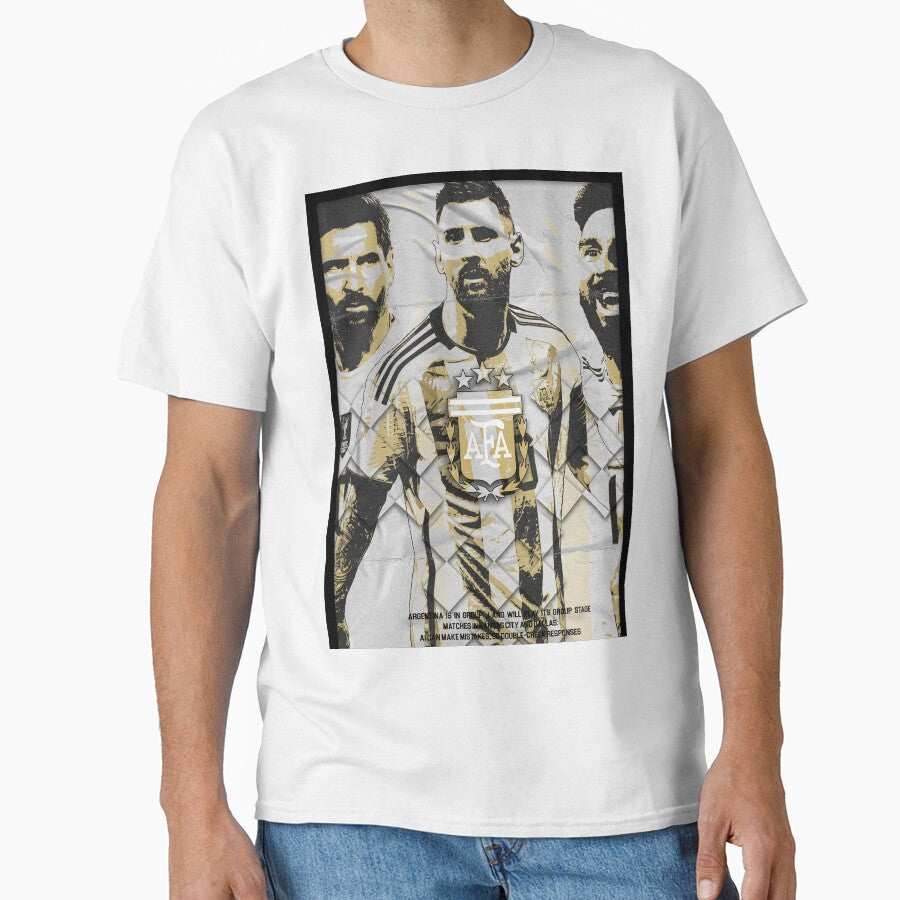 Messi AFA World Cup Champion Art by Shopunte