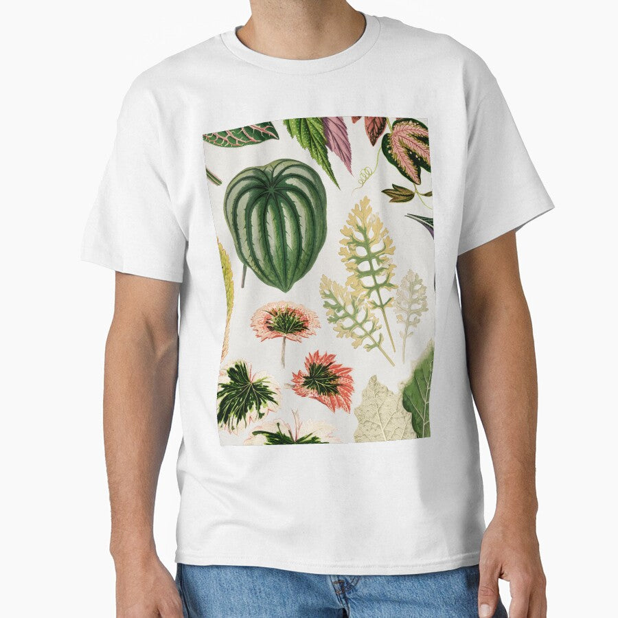 Green Botanical Leaf Print Pattern by newburyboutique