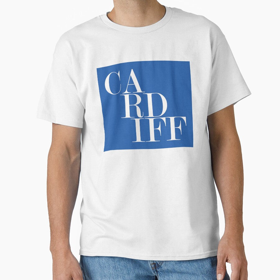 Cardiff Wales City Typography Minimalist Patriotic Travel Souvenir by kakarikihill