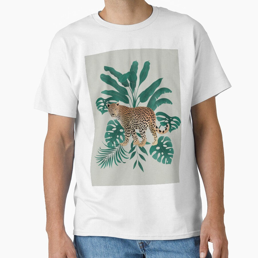 Leopard Collection - pale grey by Hollyroseart