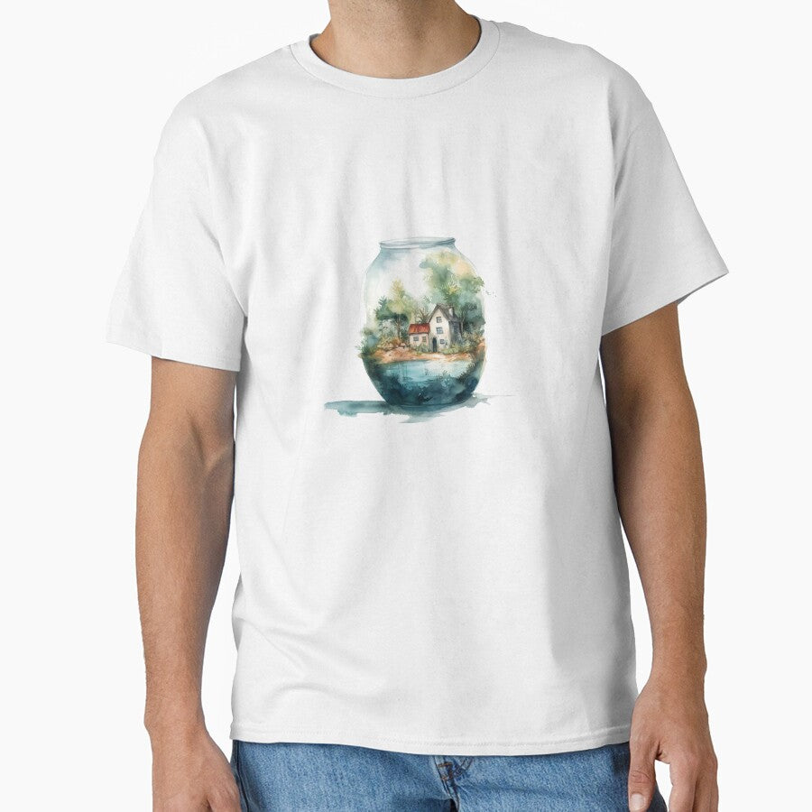 A terrarium lake view by holodream