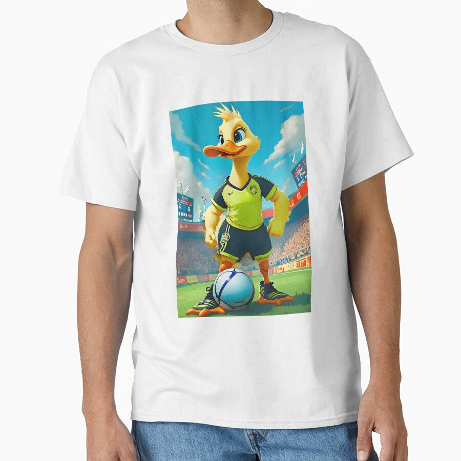 Soccer duck player in stadium by Creative Visualize