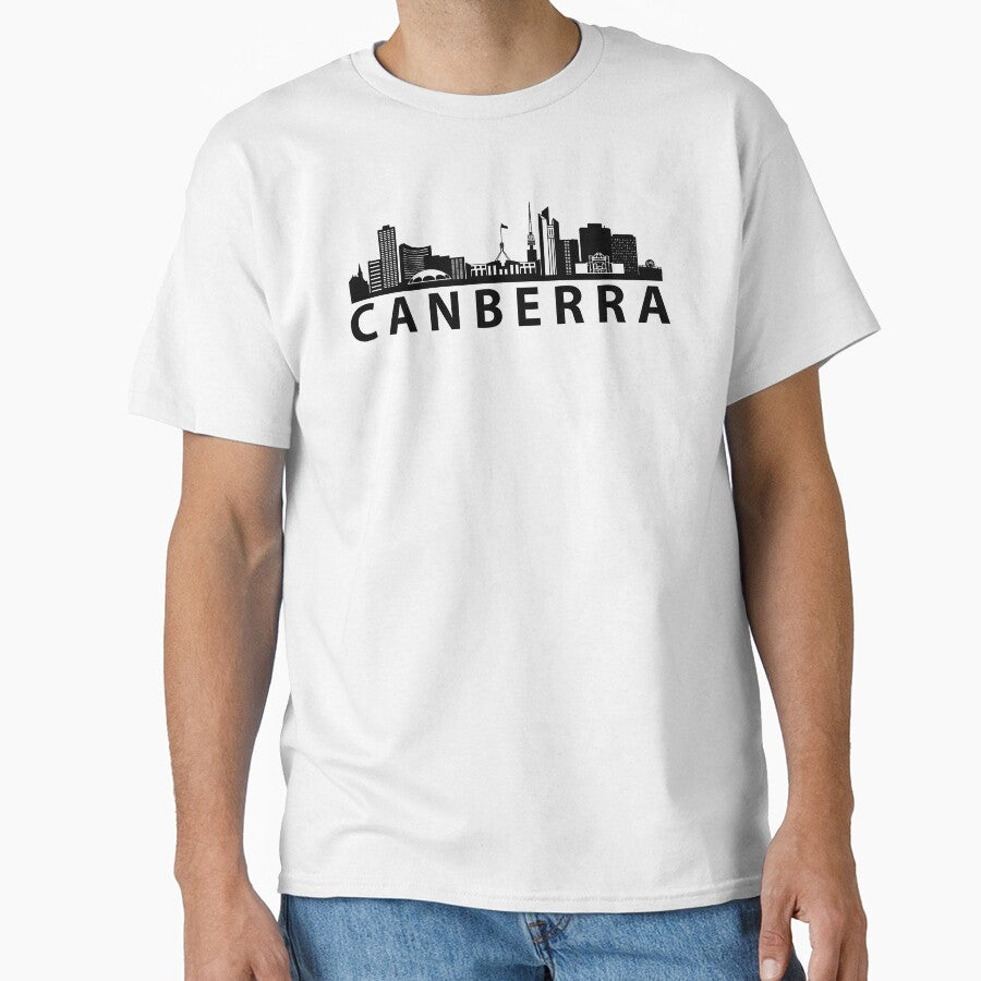 Canberra City Skyline by Elenia Design