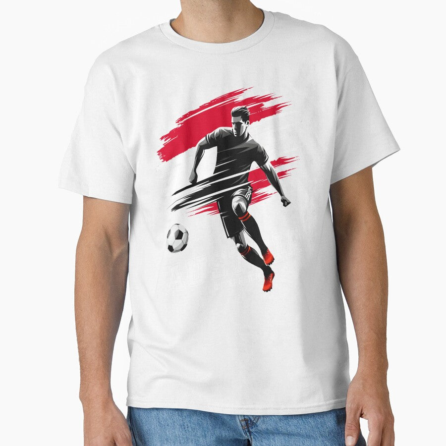 Football Soccer Austria Austrian Flag Banner Player Grunge by Infinitee8hirts