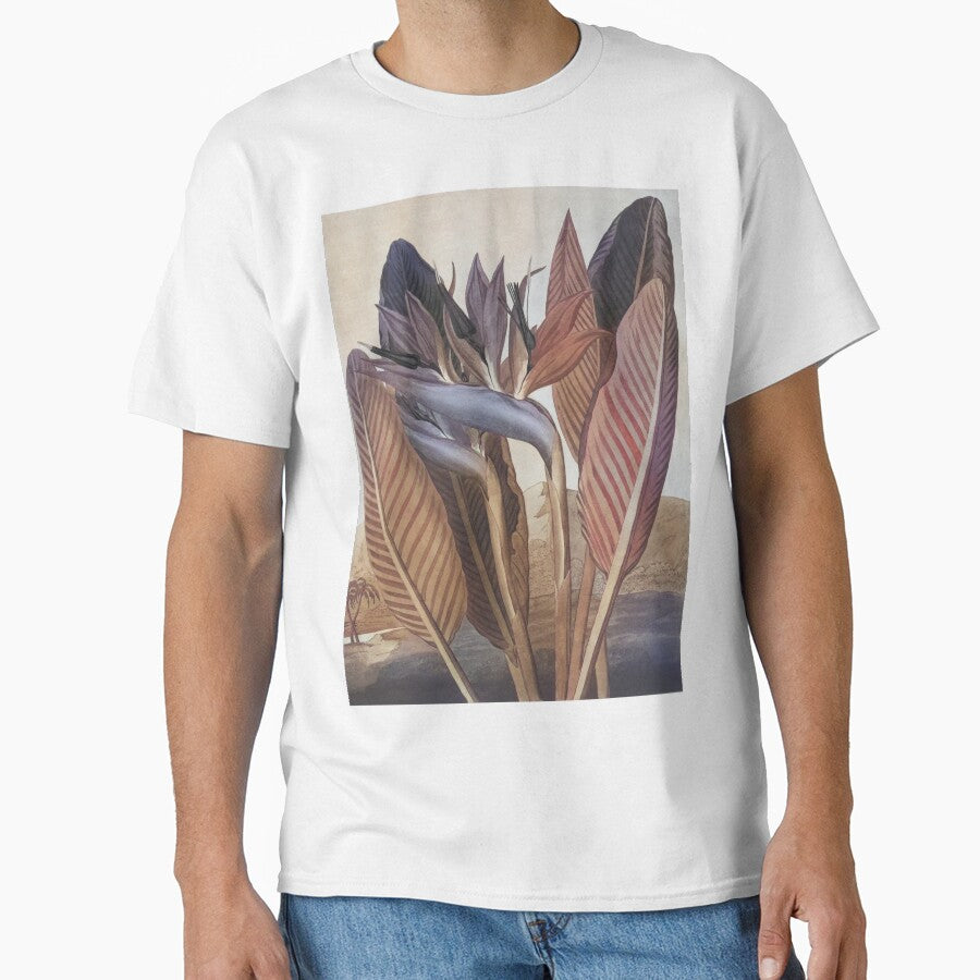 Vintage Bird of Paradise Watercolor Painting Recolored by Hybridized