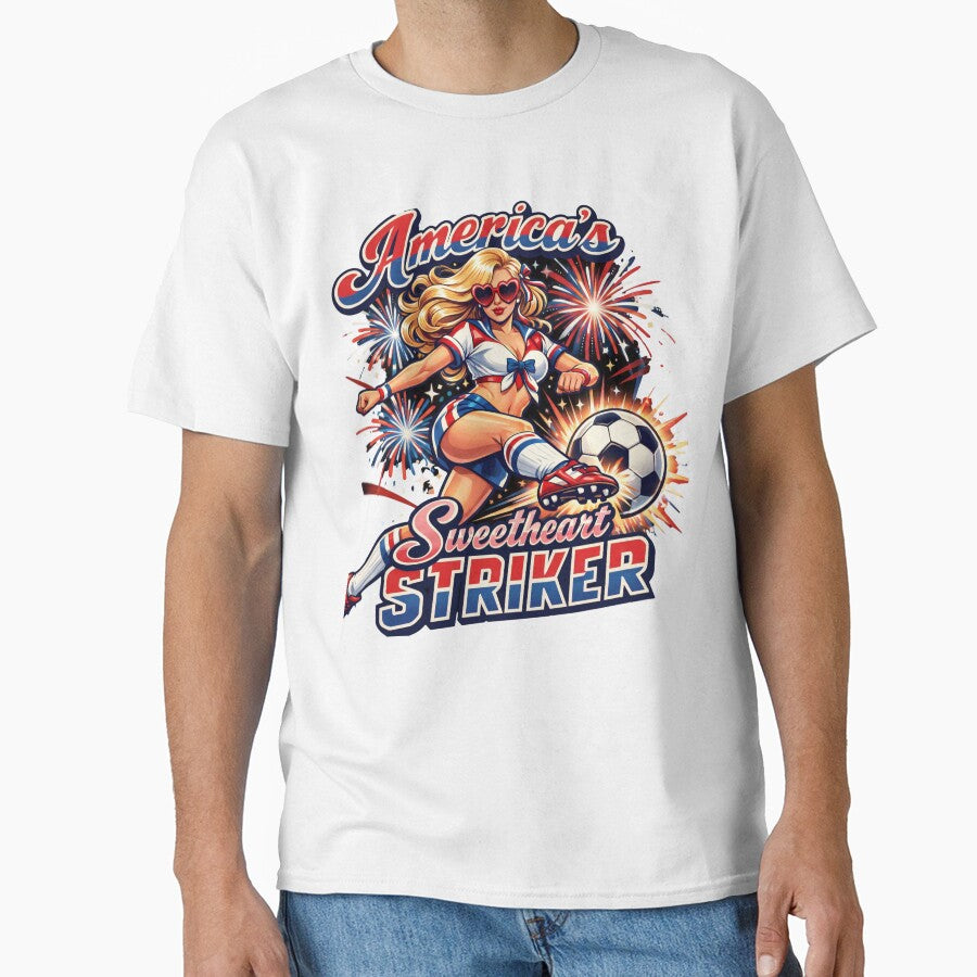 America’s Sweetheart Striker Retro Soccer Shirt by Prime legend