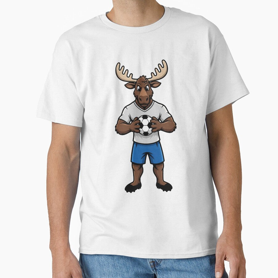 Soccer Moose Mascot Athlete by k3rstman1