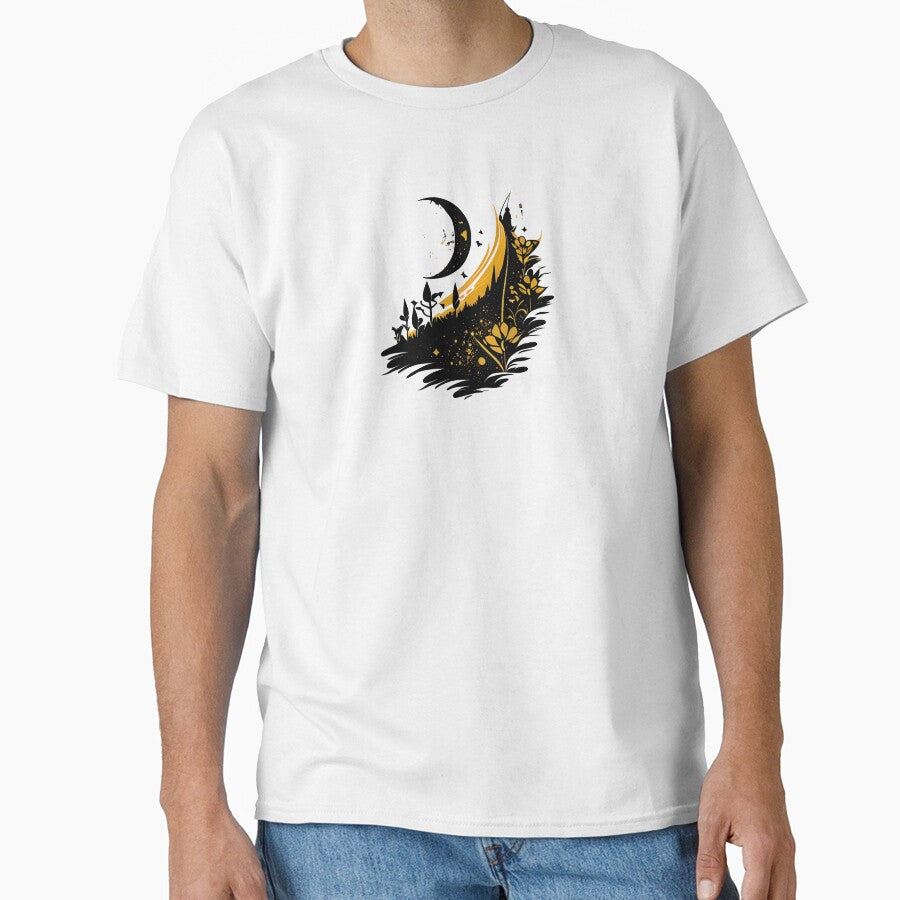 Gold and Black Landscape by ShadowAndSlate