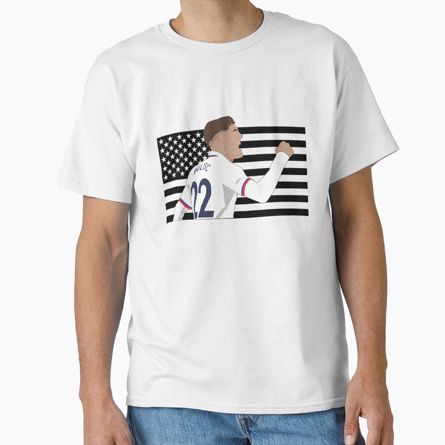 Christian Pulisic Us Flag by kyndellku