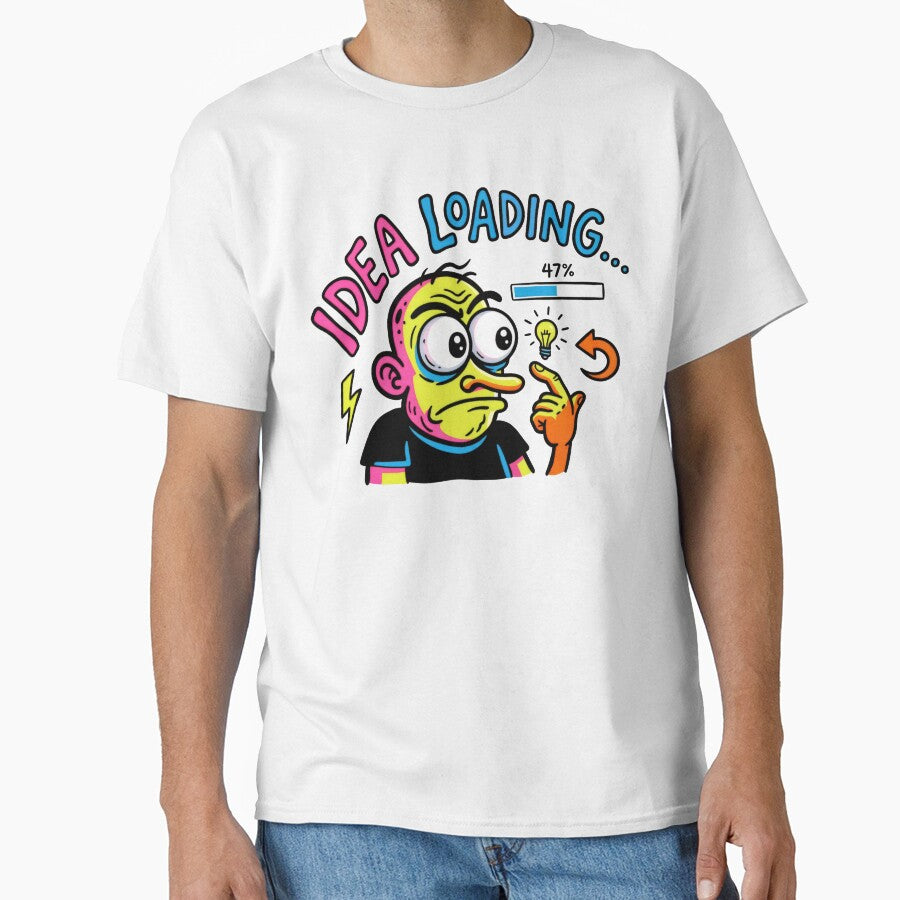 Idea Loading - Creative thinking humor by artofbelletz