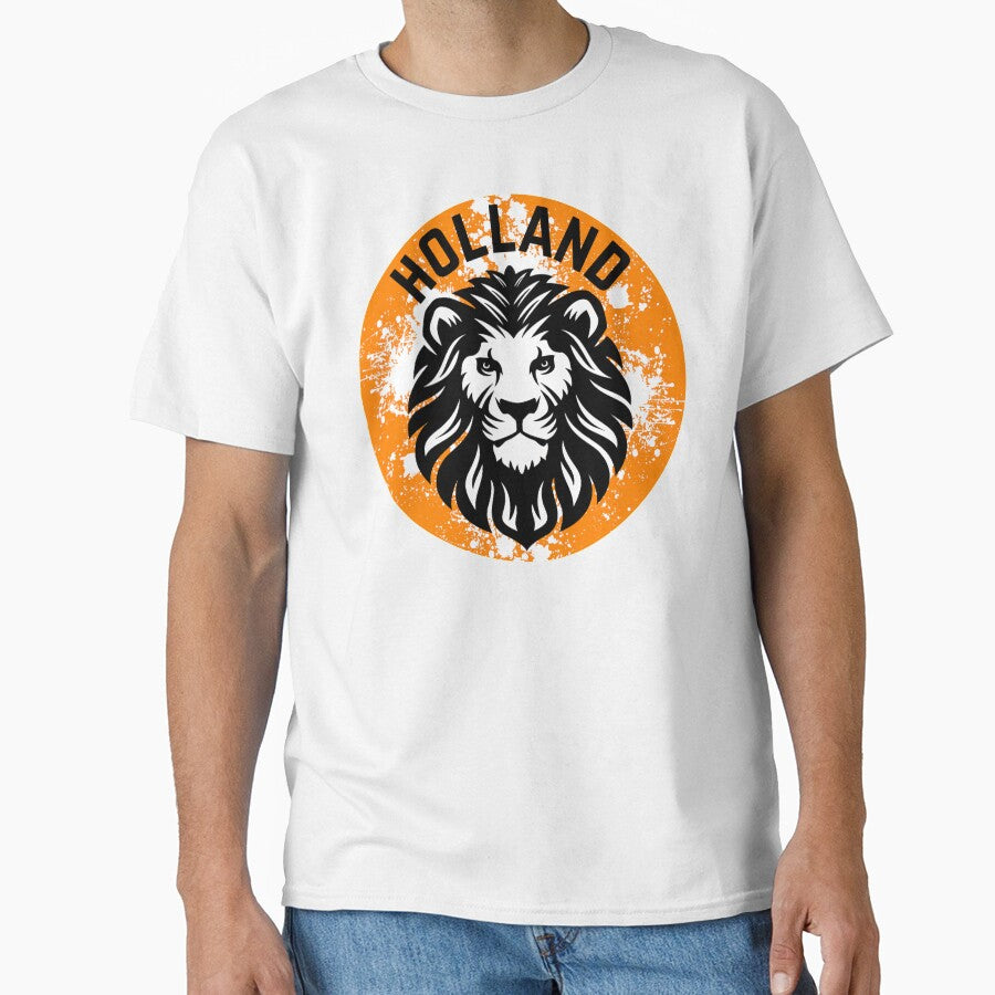 Go Holland! - Dutch Lion Distressed Badge (Orange) by DWDiva