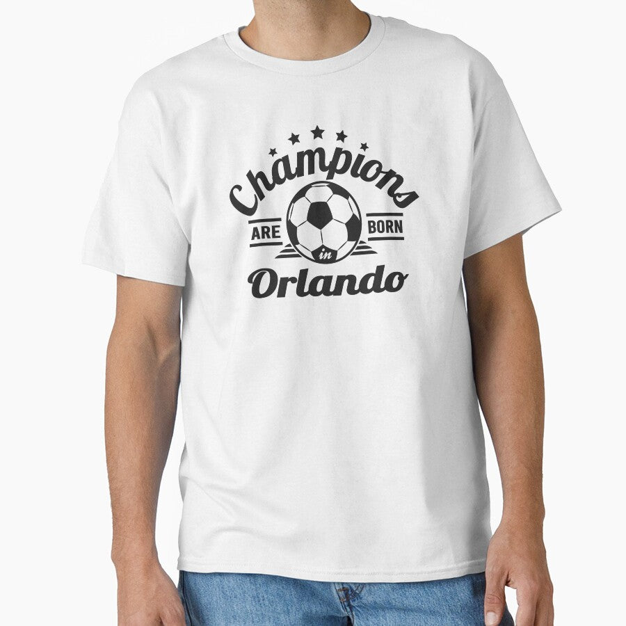 Champions Are Born In Orlando , Soccer fans vintage gift by lamjar-art
