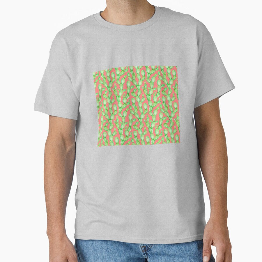 Cactus Print on Dusty Pink by SoNifty