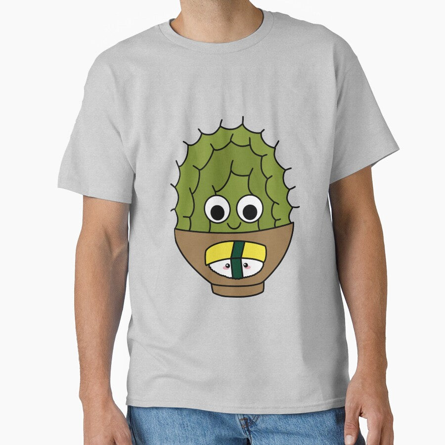 Cute Cactus Design #240: Melocactus In Cute Sushi Bowl by DreamCactus