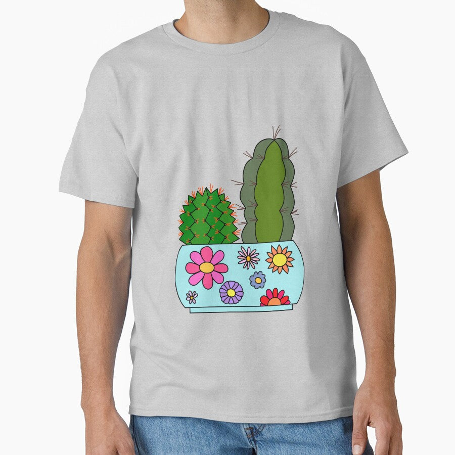Cute Cactus Design #116: Cacti Arrangement In Floral Pot by DreamCactus