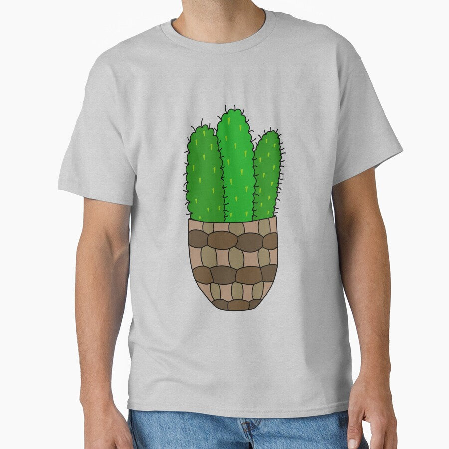 Cute Cactus Design #153: Mexican Pincushion Cactus In A Basket Pot by DreamCactus