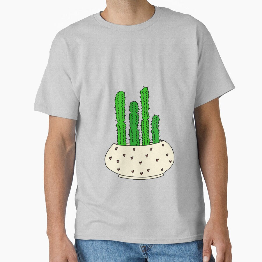 Cute Cactus Design #62: Heart Pot Cacti by DreamCactus