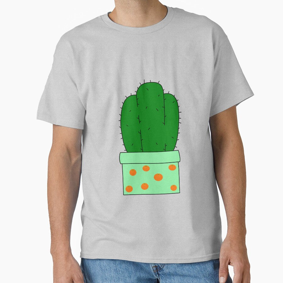 Cute Cactus Design #47: Orange Pot Cactus by DreamCactus