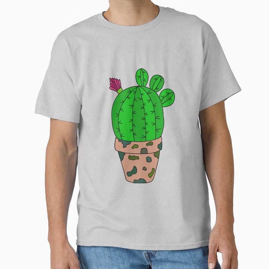Cute Cactus Design #98: Time To Repot The Camouflage Cactus by DreamCactus