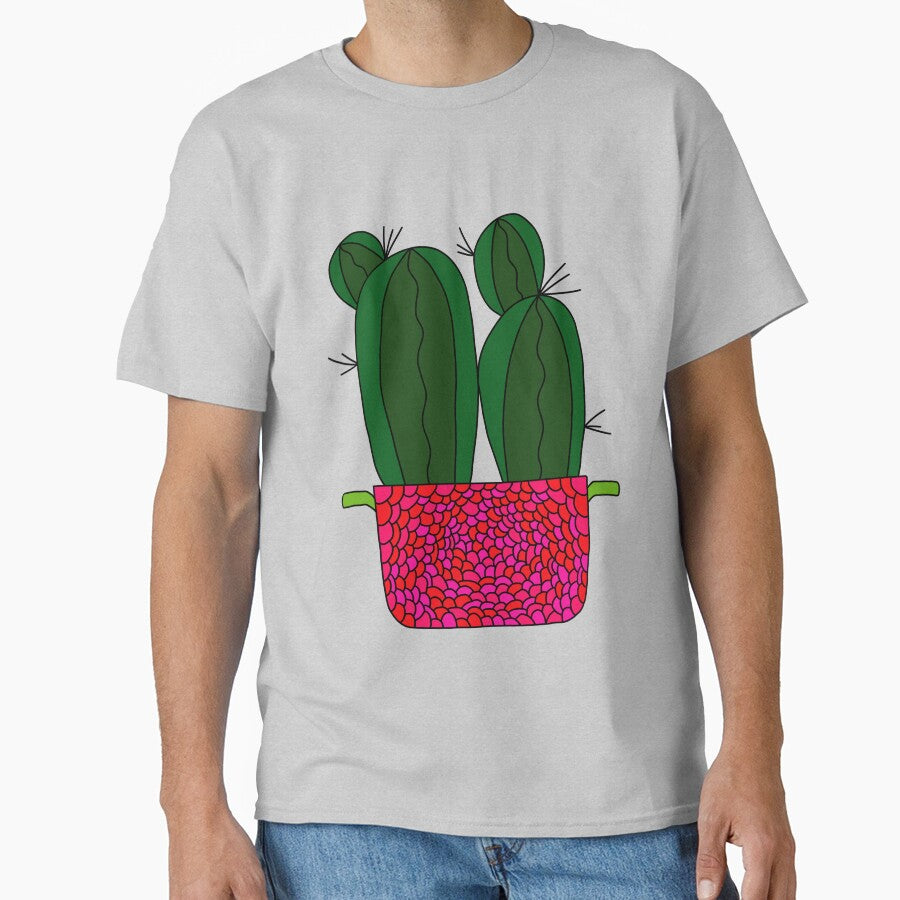 Cute Cactus Design #151: Spiky Cacti In Raspberry Inspired Pot by DreamCactus