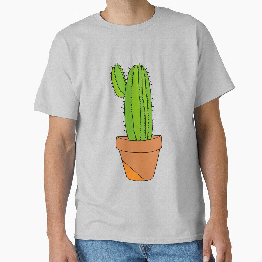 Cute Cactus Design #149: Saguaro Cactus In Terra-Cotta Pot by DreamCactus