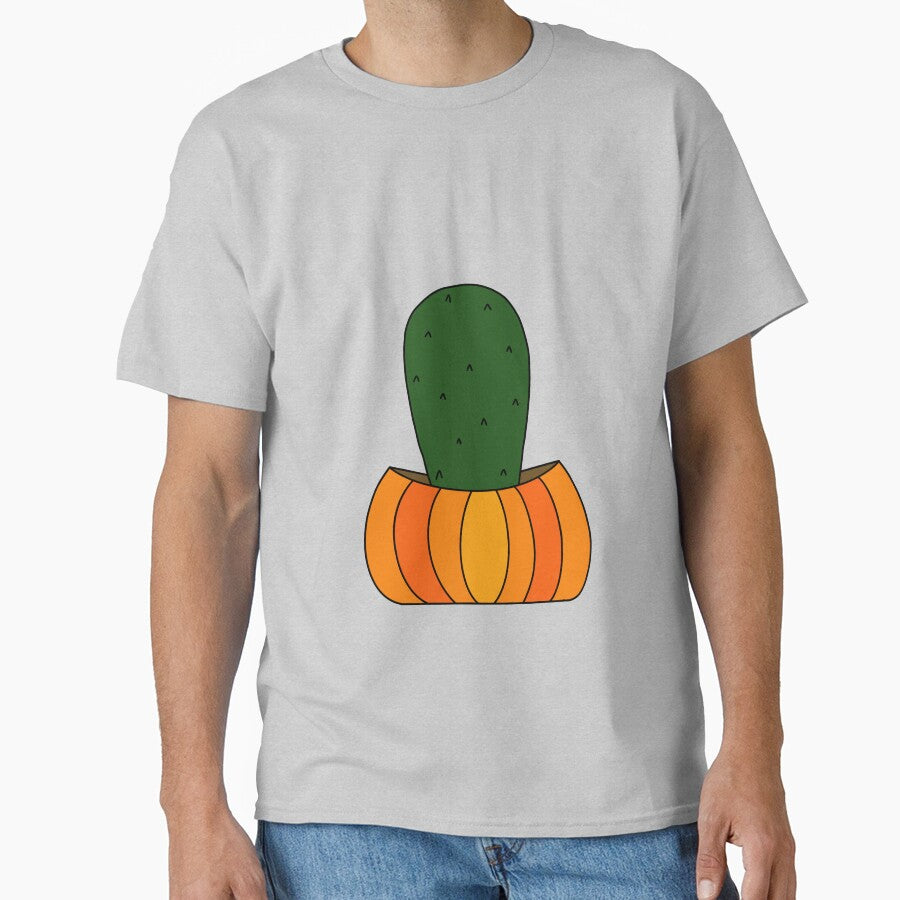 Cute Cactus Design #17: Halloween Pumpkin Cactus by DreamCactus