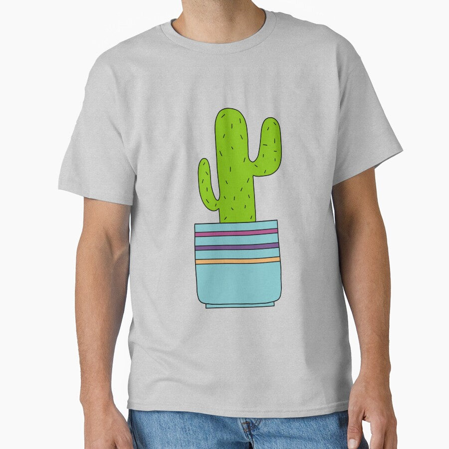 Cute Cactus Design #77: A Desert Cactus In A Pot by DreamCactus