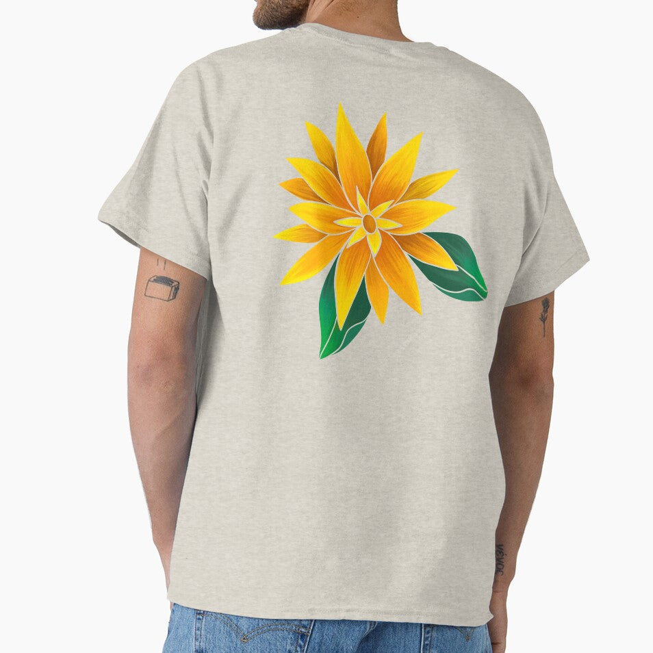 Funky Tropical Florals in Yellow by artsylyons
