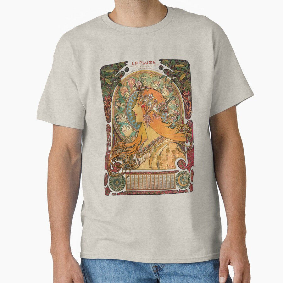 HD. Zodiac (Original version), by Alphonse Mucha (1896) ORIGINAL COLORS by MINDTHECHERRY