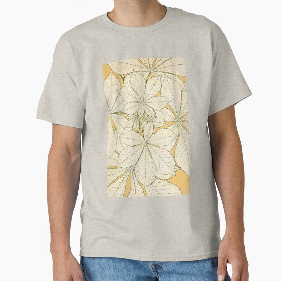 Botanical Leaves on Yellow Print by Designs by Kool Kat