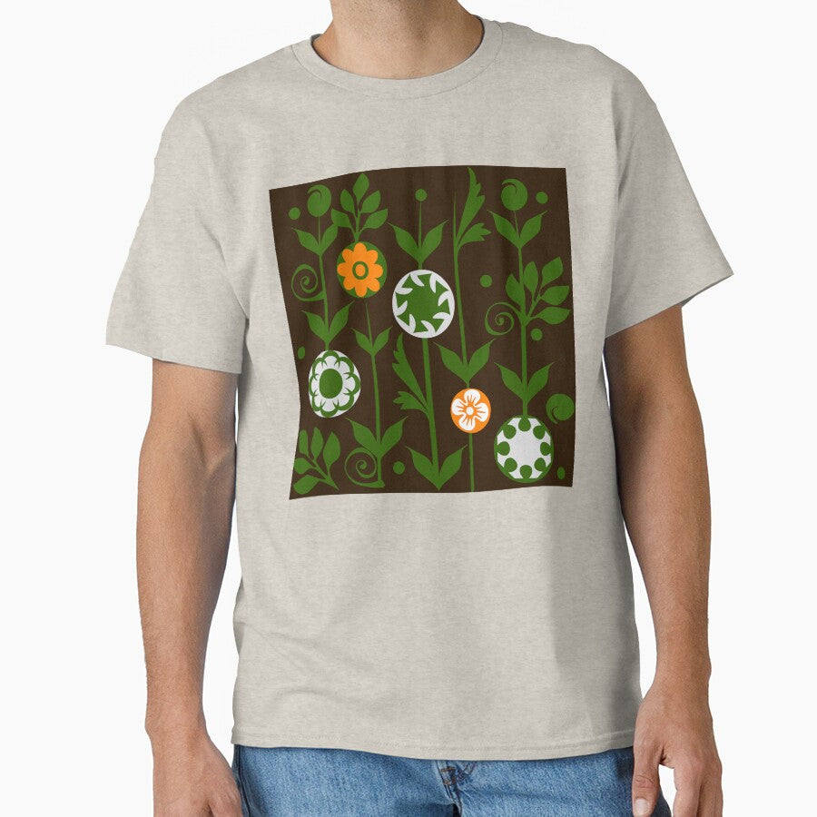 Green Cute Floral Pattern by Oirabot