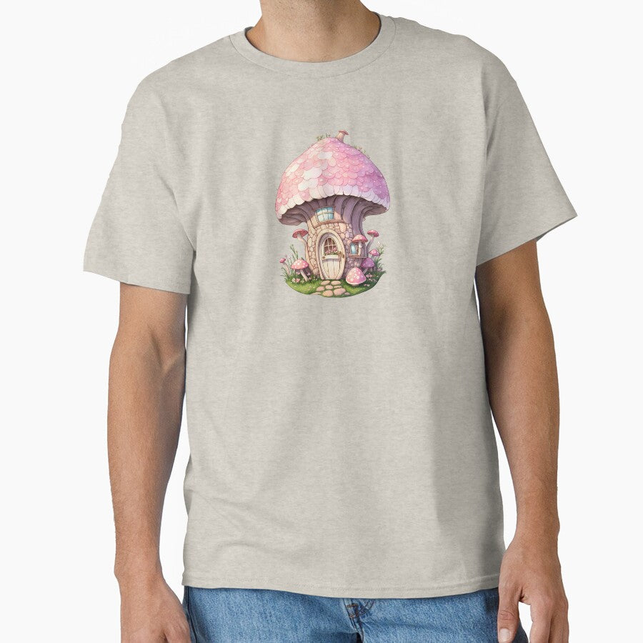 Enchanting Pink Mushroom House Merchandise Collection #102 by AcesInfinity