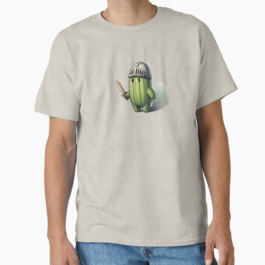 Cute Knight Cactus Character by MellowMoodLab