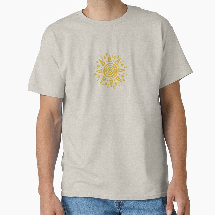 Yellow Spiral Sun by SpannerDesigns