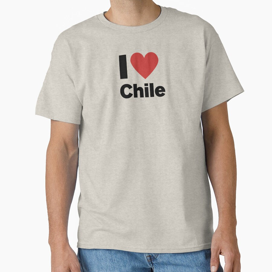 I love Chile - Chile Typography Bold Lettering Design by CapriCreatives