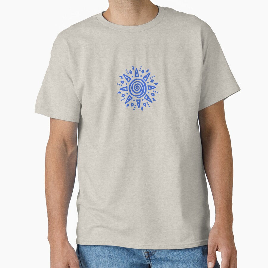 Blue Spiral Sun by SpannerDesigns