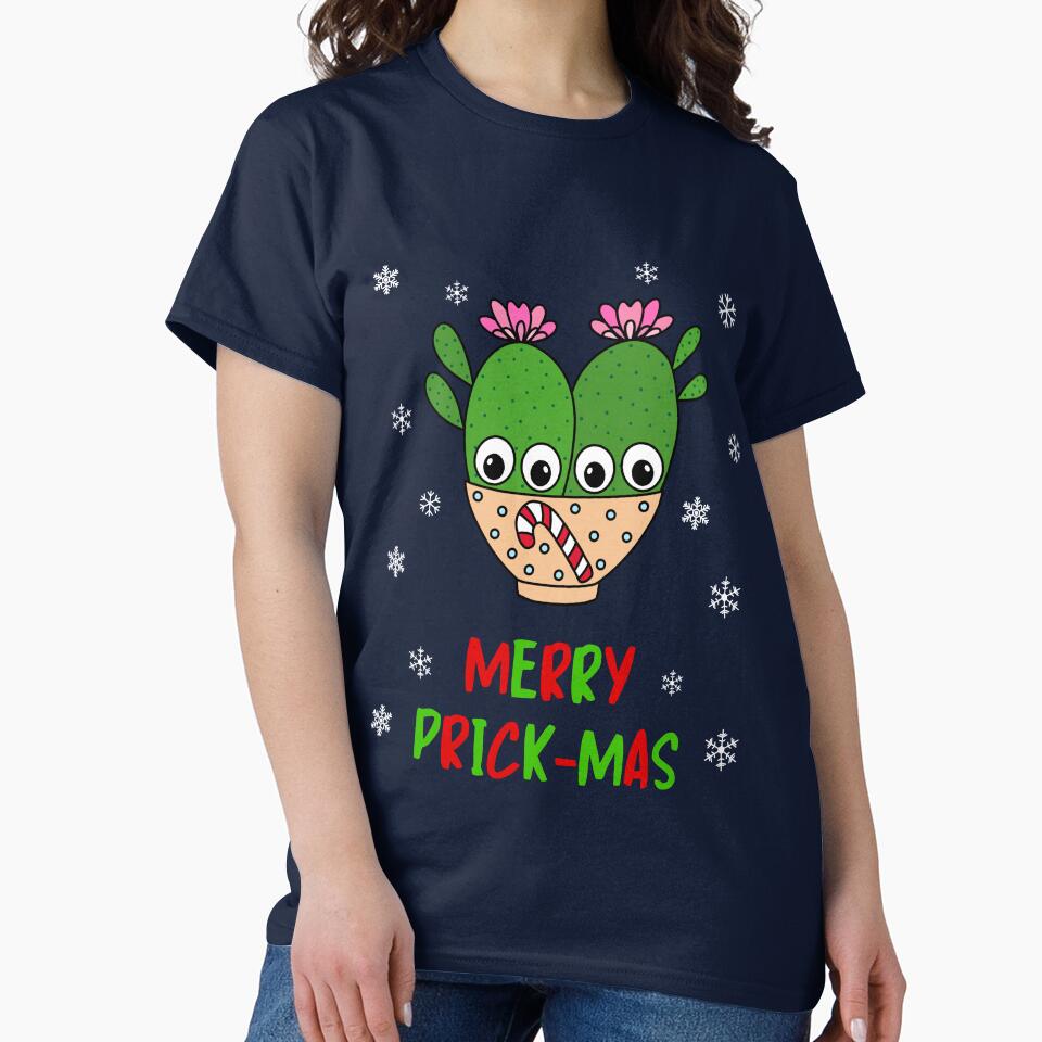 Merry Prick Mas - Cacti Couple In Christmas Candy Cane Bowl by DreamCactus